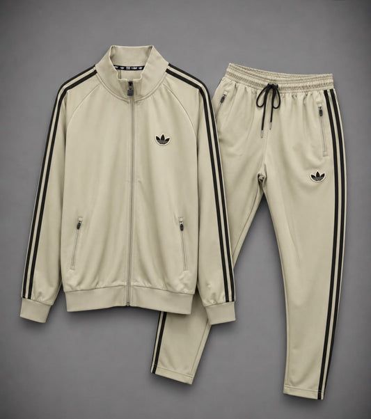 CONJUNTO ADIDAS BEIGE